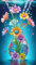 ARTGOTO Diamond Painting Eckige Steine Groß XXL Bilder Erwachsene,40x70cm Blumen C,5D Diamant Painting Set Viereckige Quadratische Steine mit Zubehör Für Wohnzimmer Dekoration