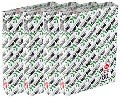 HILLTOM Druckerpapier A4 80g - Kopierpapier A4 2000 Blatt - Papier A4 Für Büro - Druckerpapier A4 2000 Blatt - Din A4 Kopierpapier 80g - A4 Druckerpapier Günstig - Druckpapier A4 80g Weiß (4 PAKET)