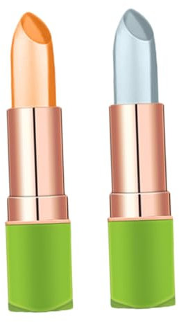 Healeved 2stücke Teiliges Temperaturverändernder Lippenstift Kussechter Farbwechselnder Lip Gloss Mit Für Intensive Farbe Und Langanhaltende Feuchtigkeit Für Frauen Und Mädchen Natur
