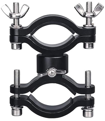 Ksikdeg Soporte para linterna de bicicleta, soporte de luz para bicicleta, soporte de luz para linterna, abrazadera de clip para montar en bicicleta