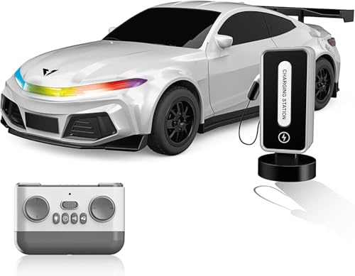 OBEST Ferngesteuertes Auto für Kinder und Erwachsene, 1:16 High Speed Rodeo Spielzeugauto mit Ladestation und automatischer Parkfunktion, beliebtes Geschenk für Jungen und Mädchen
