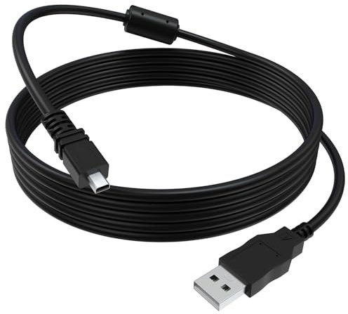 Replacement USB Data Transfer Charge Cable Cord Wire Compatible with Fujifilm X10 X20 XF1 Finepix S4500 S4200 S700 JX650 JX660 JX675 JX680 J10 J100 J12 J26 J27 J28 J29 J30 J32 J35 and More (5 feet)