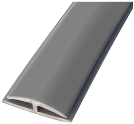 SJHPZG Teppich-Übergangsstreifen, Kantenleiste, 1 m – 10 m Lange PVC-Fugenverbindungsleiste für Feste Teppichleisten und -Kanten, für Zuhause, Schule, Hotel, Büro
