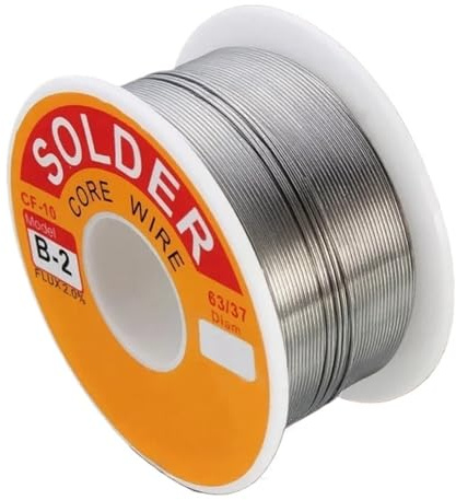 Aleación de estaño 63/37 Alambre de soldadura Rosin Core Flux 2% Línea de soldadura de carrete Soldadura eléctrica 50g 100g(100g 1mm)