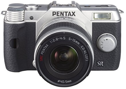 Pentax Q10 12.4MP with 02 zoom lens kit (Silver)