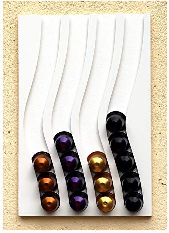 Cafedeco distributeur porte capsules compatible nespresso 4B capacité 40 capsules, dosettes 33x21x1cm