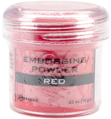 Ranger Embossing Powder, 1-Ounce Jar, Red