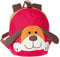 SIGIKID 24219 Mini Rucksack Hund Kinderrucksack für Krippe, Kita, Ausflüge empfohlen für Mädchen und Jungen ab 2 Jahren, Rot/Braun 26 cm