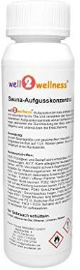 well2wellness® Sauna-Aufguss Auszeit Pur Zeder, Nelke & Orange, 1er Pack (1 x 125 ml)