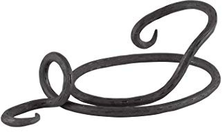 Battle-Merchant Geschmiedeter Trinkhornständer | Dekorativer Horn Ständer für Wikinger, Mittelalter Deko, Reenactment & Historische Ausstellungen, Trinkhorn