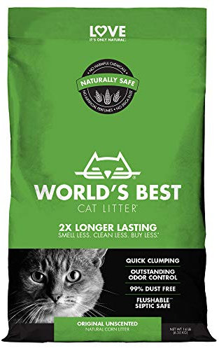 World's Best Cat Litter 14lb (6.35kg) Original Unscented