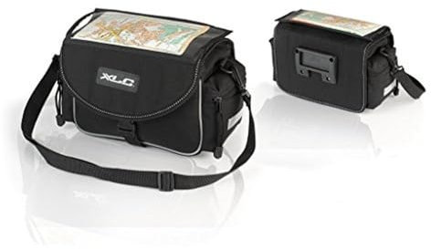 XLC Unisex – Erwachsene Lenkertasche Traveller BA-S65, Schwarz, 140x280x290