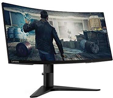 Lenovo G34w-10 WLED Ultra-Wide Curved PC Computer Gaming Monitor, 34''