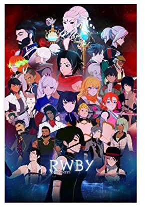 Anime-Poster RWBY JPG (16) auf Leinwand, Wandkunst, Dekoration, Gemälde, für Wohnzimmer, Schlafzimmer, Dekoration, 40 x 60 cm, ohne Rahmen, Anime-Poster RWBY jpg (16) 1
