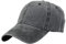 Leoodo Baseball Cap Herren Damen 6 Panel Vintage im Washed Used Look, Unisex Baumwolle Baseballkappe Basecap Mütze Outdoor Running Freizeit Sport Verstellbar Einfarbig, Mütze Farbe 2020:Schwarz