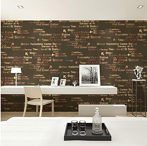 ZZDXL Tapeten Englisches Alphabet Tapete Vliestapete 10 M X 0,53 M,3D Tapete Für Schlafzimmer Wohnzimmer Oder Küche,Modern Klassisch Elegance Tapete Kinderzimmer,Wandtapete Jungen Mädchen