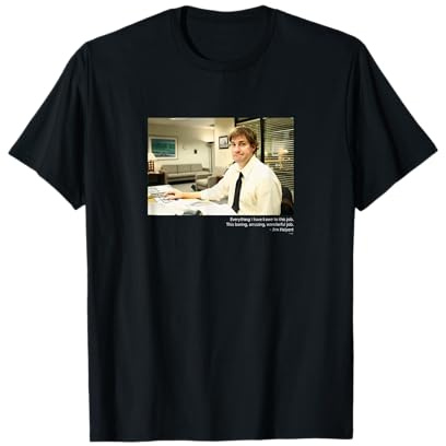 The Office Jim sonriendo con cita Camiseta