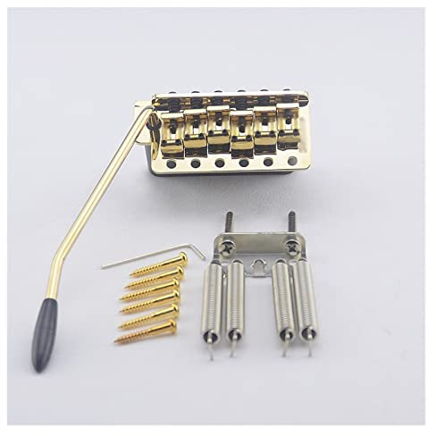6-Punkt-E-Gitarren-Single-Shake-Tremolo-Systembrücke Mit Stahlbasis Gitarre Brücke Zubehör (Color : 02)