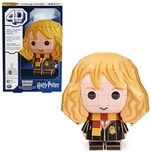 4D Build - Hermione Granger - 3D-Puzzle der beliebten Filmheldin aus hochwertigem Karton, 82 Teile, für Harry Potter Fans ab 12 Jahren