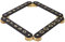 MEOWBABY Balancierbalken Kinder – Balancieren Kinder Indoor – Schwebebalken Kinder – Balance Beam Kids – Balancierset für Kleinkinder & Kinder, Schwarz