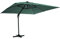 blumfeldt Parasol de Jardin Exterieur et Balcon, Panneaux Solaires et Eclairage Lumières LED, Protection UV, Parasol Jardin Etanche, Parasol Réglables, Parasols de Jardin Ajustables Avec/Sans Base
