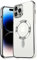 MH TECH Electroplated Case for iPhone 12, Camera Lens Full Protection, Compatible with MagSafe Wireless Charging, Shockproof Soft TPU Phone Cover (Silver)