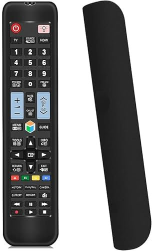 JIROAOTIC Silikonhülle für Samsung-Fernbedienung AA59-00582A AA59-00581A AA59-00580A, Schutzhülle für Samsung Smart TV, LCD, LED, QLED, SUHD, UHD, HDTV, Plasma Curves, 4K, 3D-Fernbedienung