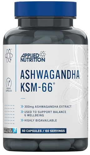 Applied Nutrition Ashwagandha KSM-66 (60 Caps) Unflavoured - Vitamine, Mineralien & Gesundheit - Kräuter