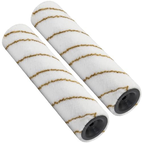 AERZETIX - C68555 - Lot de 2 Manchons rouleaux de peinture 250 mm Ø55 en nylon - diamètre de l'ouverture 8 mm - sans manche - solvants, vernis, époxy