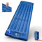 Fwiull Matelas de Camping Auto-Gonflant 14 cm - Ultra Léger et Portable, Pompe à Pied Intégrée, Oreiller Inclus, pour Randonnée, Trekking, Voyage et Camping en Plein Air - Bleu Nuit
