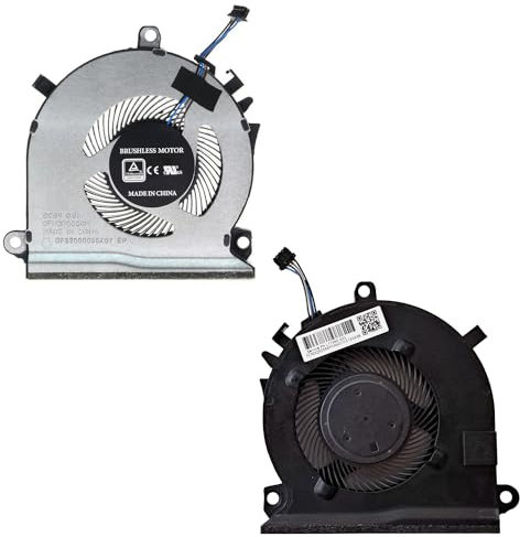 new net - Ventola CPU Fan Compatibile con HP L72702-001, L77560-001, DFS20000055K0T, L77558-001, 0FM3F0000H [5 V - Diametro 55 mm]