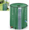 YRHome 500 Liter Faltbar Regentonne Regenwassertonne Regenwassertank mit Überlaufschutz Regenwassertonne Regenfass Wassertank Gartenbewässerung UV-stabil witterungsbeständig Grün mit seitlicher Skala
