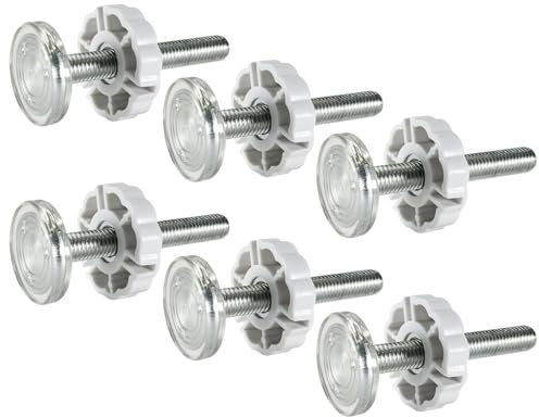 6 Stück Druckschrauben m10 80mm für treppenschutzgitter, Schutzgitter, kindergitter, ohne Bohren Wand Saver, Verlängerungen für Schutzgitter