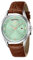 Invicta Vintage 44259 Uhr - Wasserdicht - Analog - Quarzuhrwerk - Edelstahl mit grünen zifferblat - 40mm