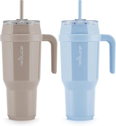 reduce Vaso de acero inoxidable de 40 onzas con asa
