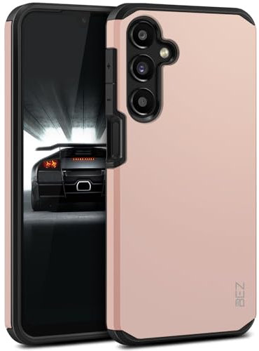 BEZ® Coque Samsung A16 5G, Housse Etui pour Samsung Galaxy A16 5G Antichoc Survivor Double Protection Resistante, Or Rose