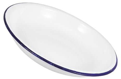 TOPBATHY Saladier Vintage Assiette Creuse Pour Salades Légumes Plat De Cuisson En Revêtement Rétro Pour Repas