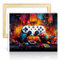 TANGFEIY auf Leinwand Malerei Game Controller surroundtoys Leinwand DIY Ölgemälde Erwachsene mit Pinsel und Acryl-Pigment Kunst Ölgemälde, mit Rahmen (30x40cm)