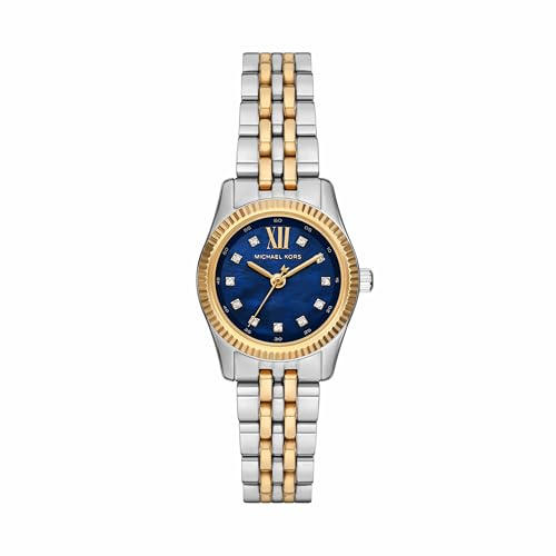 Michael Kors Lexington Damenuhr, Edelstahlarmband oder Lederuhr für Damen