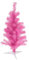 SELF IMPORT AGENCIES Decorazione moderna compatta di vacanza dell'albero di Natale di rosa fucsia di 60cm per i piccoli spazi