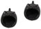 MAGICLULU 2St Katzenaschenbecher lustige aschenbecher für raucher Tierische Aschenbecher Katzenfigur rauchen Katzen Dekoartikel Räuchergefäß dekorative Schale Keramik Black