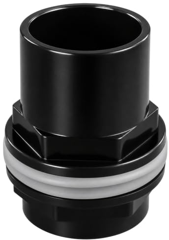 Connecteur de réservoir fileté pour tuyau de filtre de bassin Koi avec joint haute performance (40 mm)
