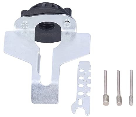 Tronçonneuse Affûtage Attachement Aiguiseur Guide Drill Adaptateur Lame Fichier Outil Rotatif Kit