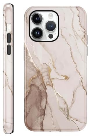 Saqmkil Handyhülle für iPhone 15 Pro 6,1 Hülle, Aesthetic Muster Marmor Mädchen Frauen Case, Weich Silikon Dünn TPU + PC Bumper Stoßfeste Kratzfest Schutzhülle Cover für iPhone 15 Pro,Schwarz 04