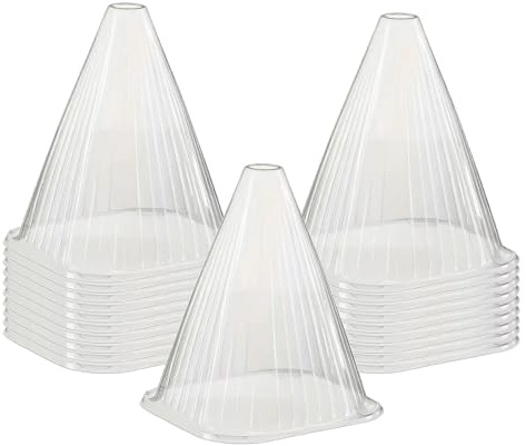 Colcolo Cloches de Protection pour Plantes de Jardin pour l'extérieur, Mini-Serre multifonctionnelle, Housses pour Plantes, Cloches en Verre, 20 Morceaux