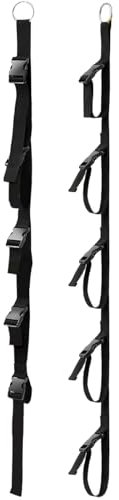 Cord Organizer, Garage Extension Cable Holder Organizer, 1.5x47.24 inches Heavy Duty Straps Wrap with Tool Hangers, Space-Saving Vertical Storage for String Lights, Hose and Wires