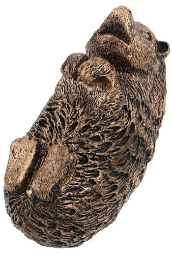Toyvian Resin Hedgehog Flower Pot Hanger Creative Animal Statue for Garden Decor Plants Decoration Durable Outdoor Ornament for Bonsai and Micro Landscapes