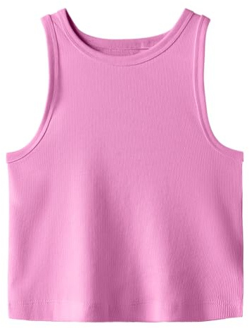 NAME IT Mädchen Nkfnakal Sl Short Top Noos, Strawberry Moon, 146-152