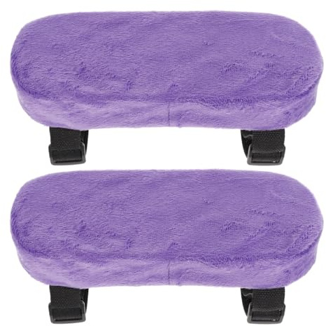 Beaupretty 2pcs Memory Foam Chair Armrest Pads Chair Arm Rest Cover Cushions for Office Chairs Gaming Chairs and Wheelchairs Comfortable Support for Daily Use