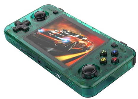 Nuovas console da gioco R36H, console portatile per videogiochi con schermo IPS da 3,5, scheda integrata da 128 GB e 20.000 giochis, sistemas open source Linux